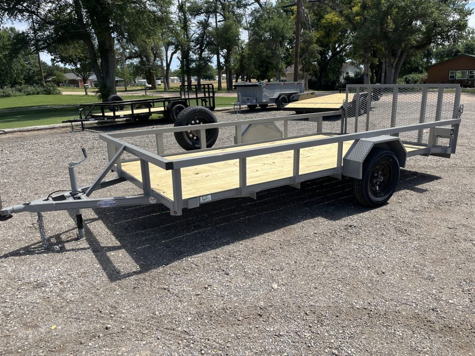 New 2026 Precision Trailers 77"x14' (12+2) Dovetail HD Utility Trailer