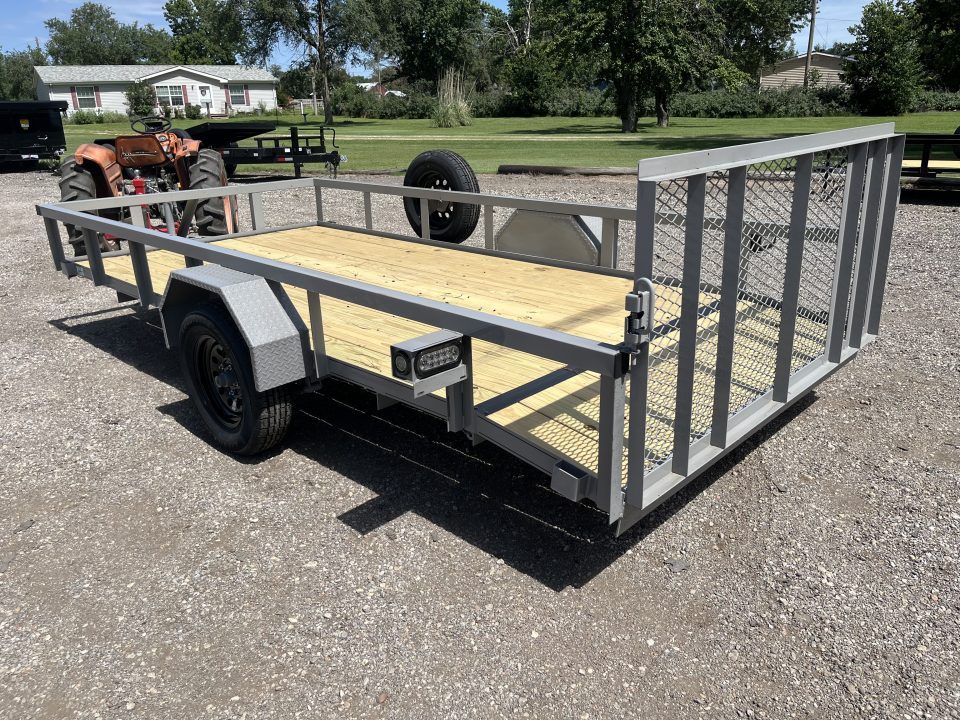 New 2026 Precision Trailers 77"x14' (12+2) Dovetail HD Utility Trailer