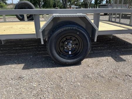 New 2026 Precision Trailers 77"x14' (12+2) Dovetail HD Utility Trailer
