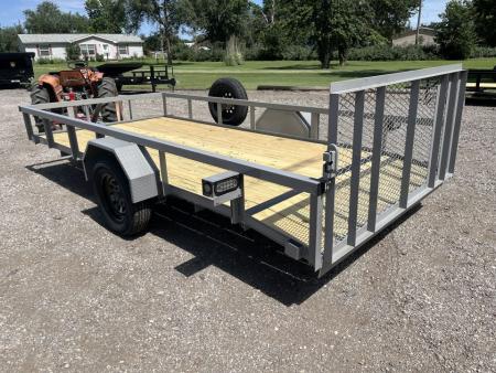New 2026 Precision Trailers 77"x14' (12+2) Dovetail HD Utility Trailer