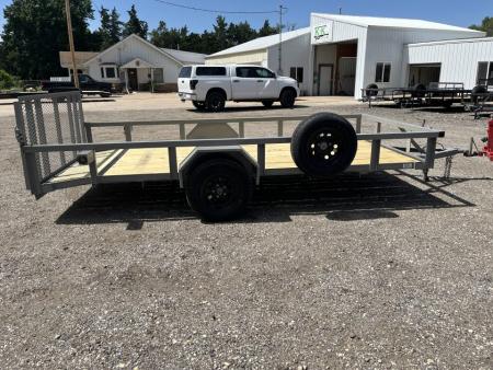 New 2026 Precision Trailers 77"x14' (12+2) Dovetail HD Utility Trailer