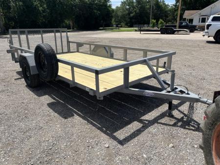 New 2026 Precision Trailers 77"x14' (12+2) Dovetail HD Utility Trailer