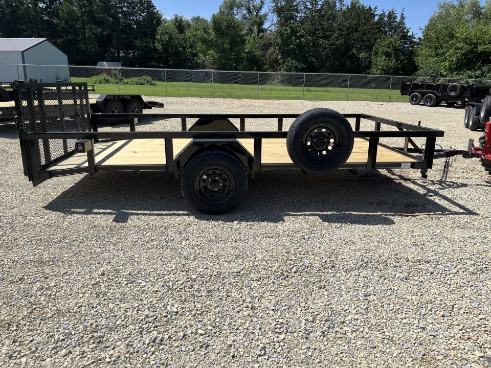 New 2026 Precision Trailers 83"x14' (12+2) Dovetail HD Utility Trailer