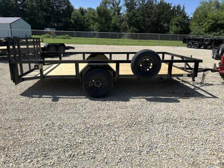 New 2026 Precision Trailers 83"x14' (12+2) Dovetail HD Utility Trailer