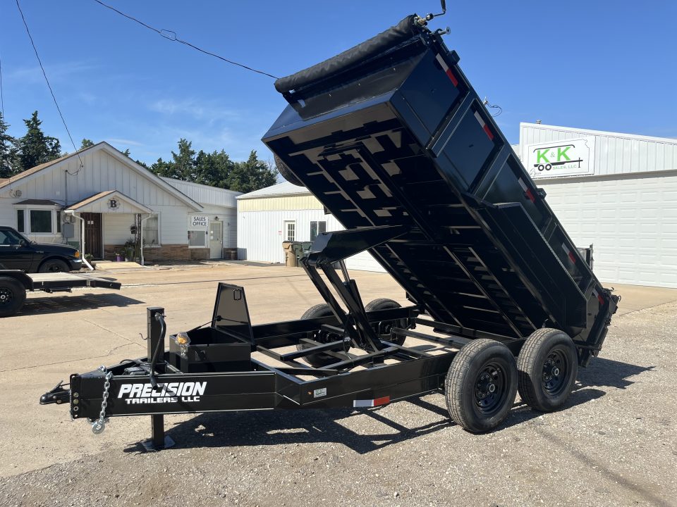 New 2026 Precision Trailers 7x12 Dump Trailer