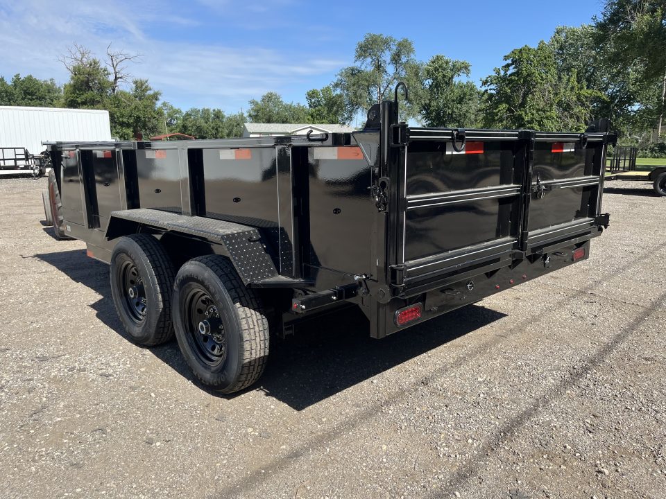 New 2026 Precision Trailers 7x14 Dump Trailer