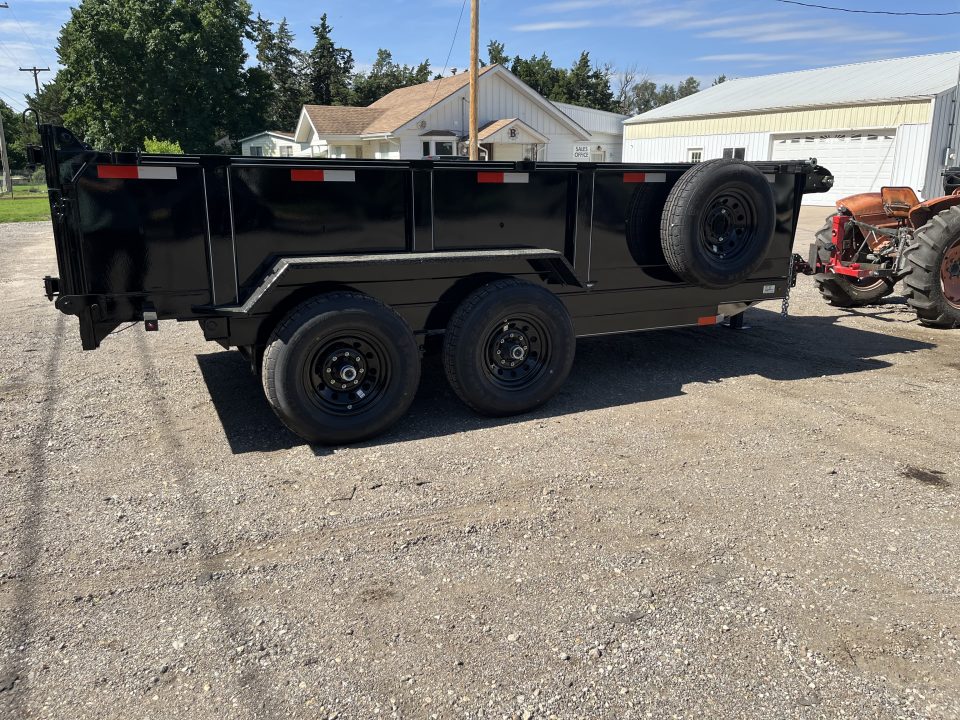 New 2026 Precision Trailers 7x14 Dump Trailer