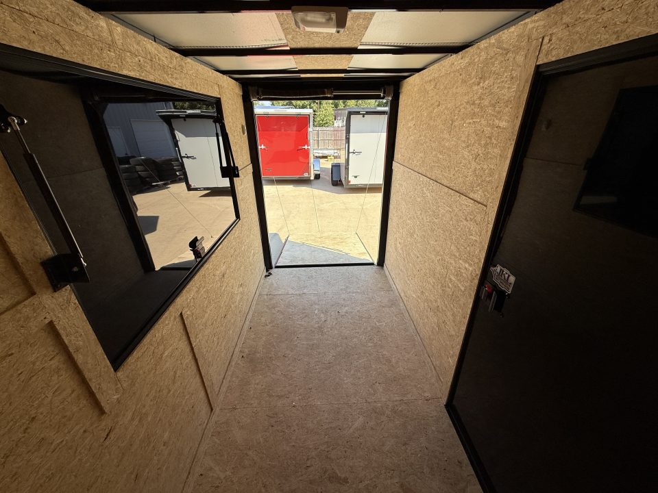 New 2026 New 5x10 SA Screwless Vending Enclosed Trailer | Blackout | Spoiler Package | .08 Polycor