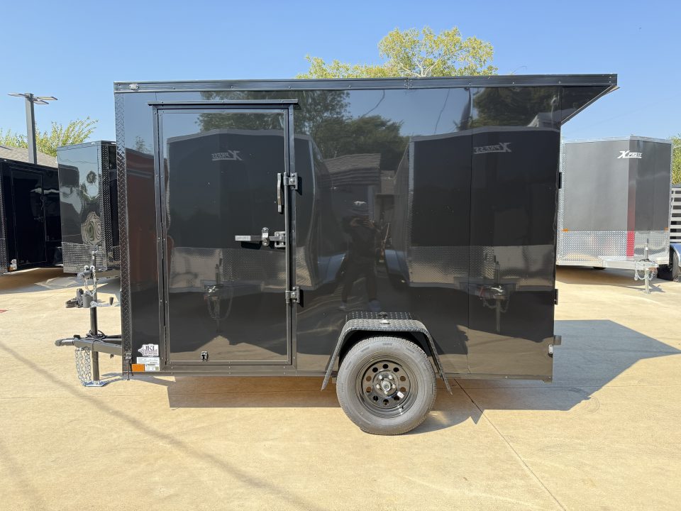 New 2026 New 5x10 SA Screwless Vending Enclosed Trailer | Blackout | Spoiler Package | .08 Polycor