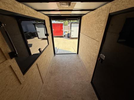 New 2026 New 5x10 SA Screwless Vending Enclosed Trailer | Blackout | Spoiler Package | .08 Polycor