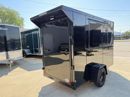 New 2026 New 5x10 SA Screwless Vending Enclosed Trailer | Blackout | Spoiler Package | .08 Polycor