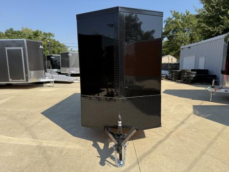 New 2026 New 5x10 SA Screwless Vending Enclosed Trailer | Blackout | Spoiler Package | .08 Polycor