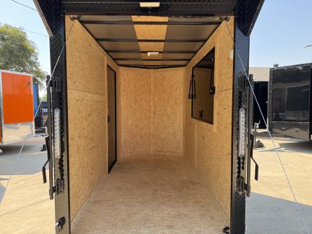 New 2026 New 5x10 SA Screwless Vending Enclosed Trailer | Blackout | Spoiler Package | .08 Polycor