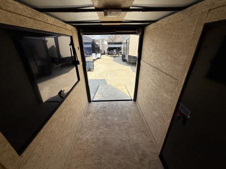 New 2026 New 5x8 SA Screwless Vending Enclosed Trailer | Blackout | Spoiler Package | .08 Polycor | Dexter Axle | 996