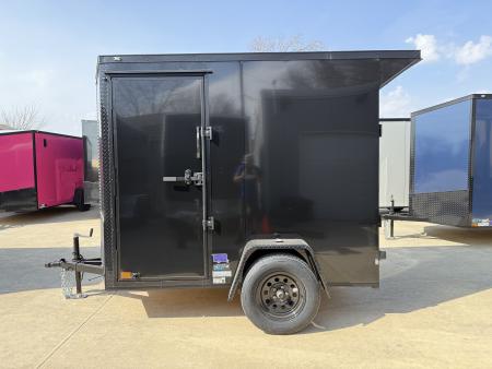 New 2026 New 5x8 SA Screwless Vending Enclosed Trailer | Blackout | Spoiler Package | .08 Polycor | Dexter Axle | 996