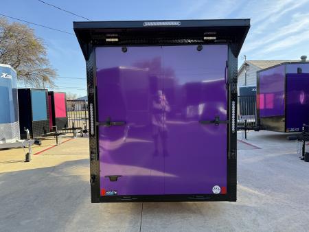 New 2026 New 6x12 SA Screwless Vending Enclosed Trailer | Blackout | Spoiler Package | .08 Polycor | Limited Edition | Dexter Axle