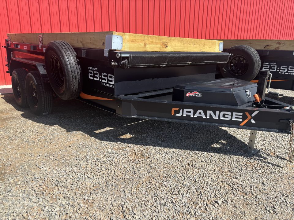 New 2026 ORANGE X CSD 83X14 DUMP TRAILER 14K Dump Trailer