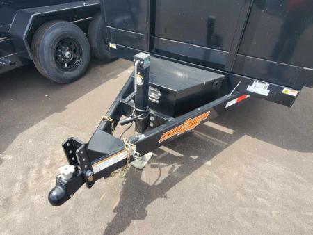 New 2026 Down 2 Earth Trailers 6X12 TANDEM AXLE 10000 LB GVWR DUMP TRAILER WITH 4' SIDES, REAR BARN DOORS, TARP
