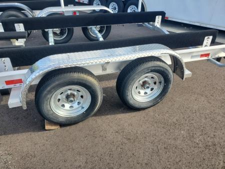 New 2025 Bandit 18-20 TANDEM AXLE 7000 LB GVWR ALUMINUM BOAT TRAILER WITH BRAKES ON BOTH TORSION AXLES, ADJUSTABLE BUNKS, LED LIGHTS, GUIDE POLES