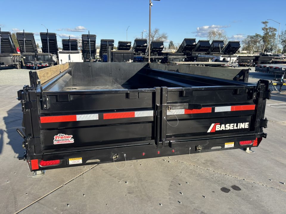 New 2026 Baseline HDU207L14X82 7FT X 14FT 14K GVW Dump Trailer