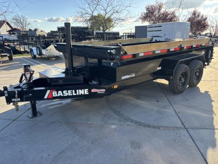 New 2026 Baseline HDU207L14X82 7FT X 14FT 14K GVW Dump Trailer
