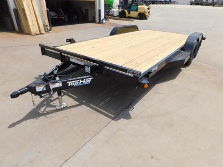 New 2024 Top Hat Trailers 83X18 Car Hauler
