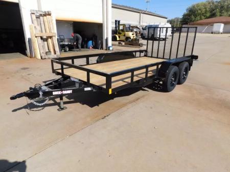 New 2026 Buck Dandy 77X14 7000 GVWR Utility Trailer