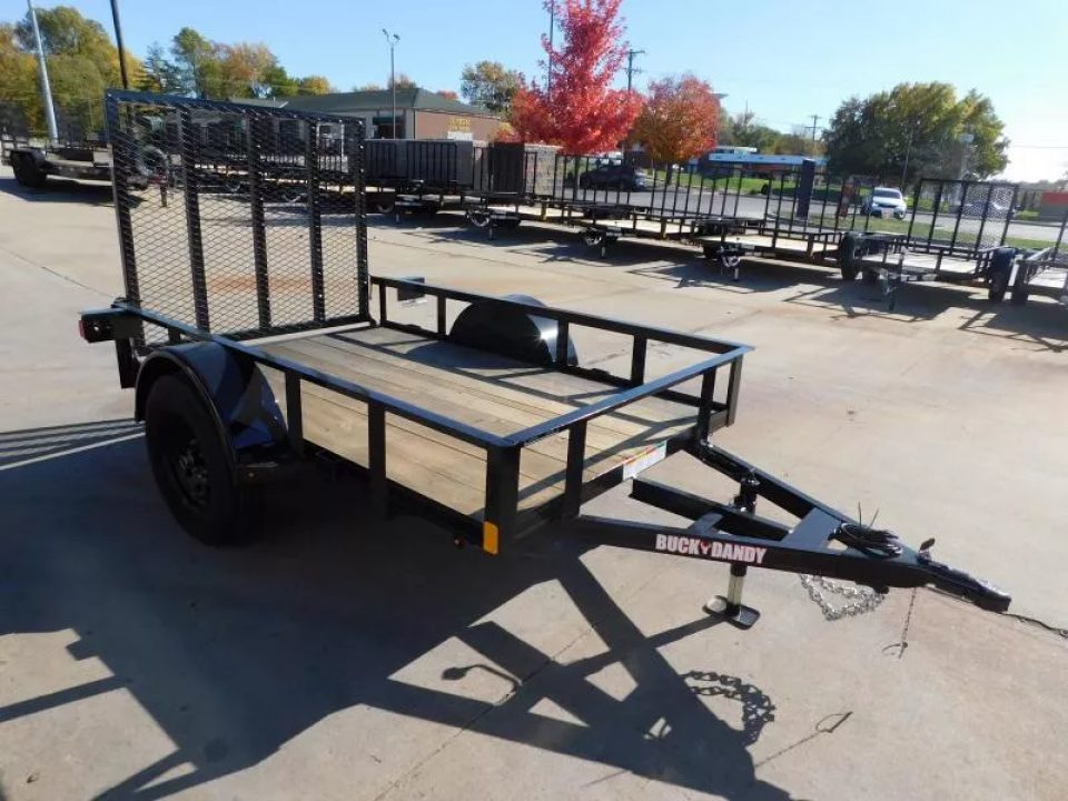 New 2026 Buck Dandy 5X8 2900 GVWR Utility Trailer