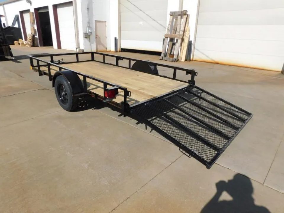 New 2026 Buck Dandy 77X12 2900 GVWR Utility Trailer