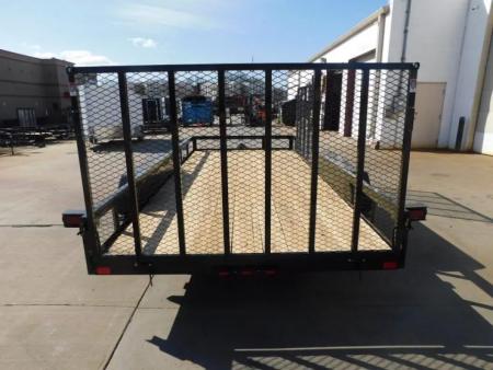 New 2026 Buck Dandy 83X16 Side Gate 7000 GVWR Utility Trailer