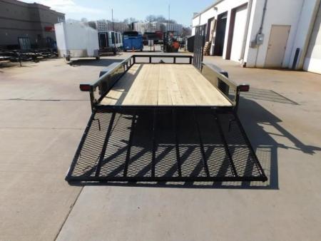 New 2026 Buck Dandy 83X16 Side Gate 7000 GVWR Utility Trailer