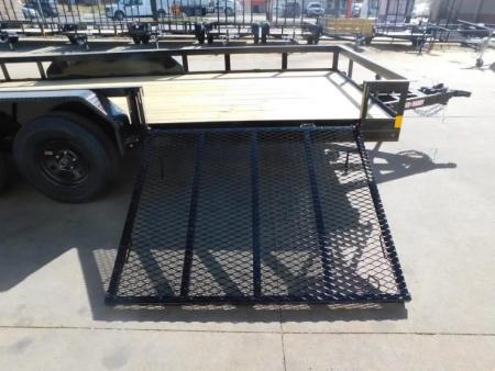 New 2026 Buck Dandy 83X16 Side Gate 7000 GVWR Utility Trailer