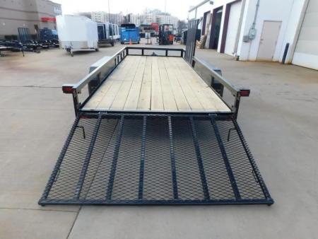 New 2026 Buck Dandy 83X18 Side Gate 7000 GVWR Utility Trailer