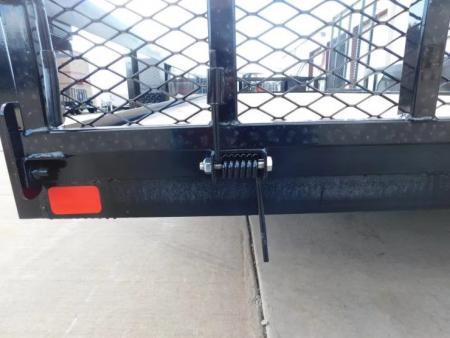 New 2026 Buck Dandy 83X18 Side Gate 7000 GVWR Utility Trailer