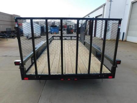 New 2026 Buck Dandy 83X18 Side Gate 7000 GVWR Utility Trailer
