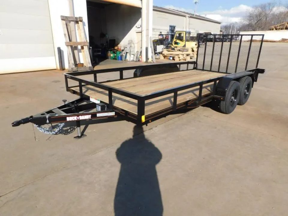 New 2026 Buck Dandy 83X16 7000 GVWR Utility Trailer