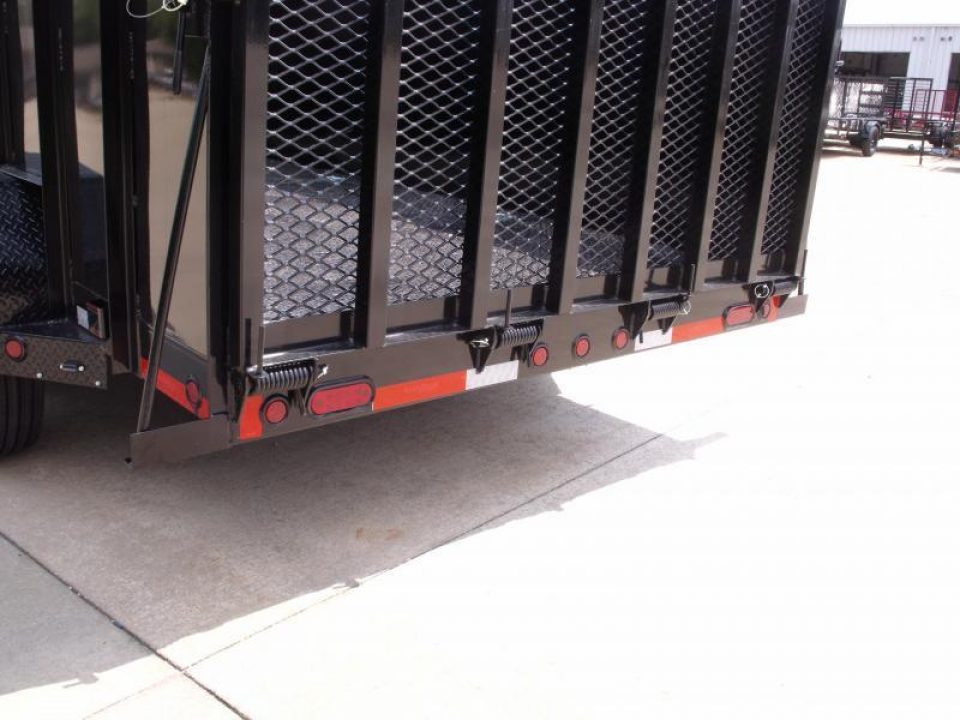 New Landscape  Trailer  High Wall_____Keep Your Items Out Of Sight______83 X 16 Steel  HD Tube Gate 14000 GVW  14 Ply Tires