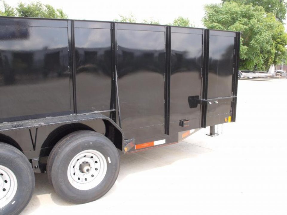New Landscape  Trailer  High Wall_____Keep Your Items Out Of Sight______83 X 16 Steel  HD Tube Gate 14000 GVW  14 Ply Tires