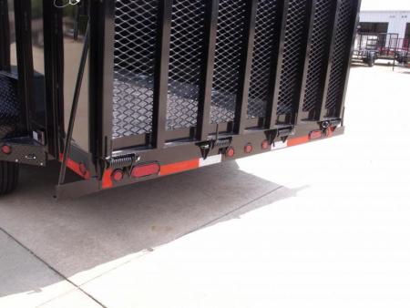 New Landscape  Trailer  High Wall_____Keep Your Items Out Of Sight______83 X 16 Steel  HD Tube Gate 14000 GVW  14 Ply Tires