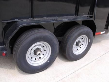 New Landscape  Trailer  High Wall_____Keep Your Items Out Of Sight______83 X 16 Steel  HD Tube Gate 14000 GVW  14 Ply Tires