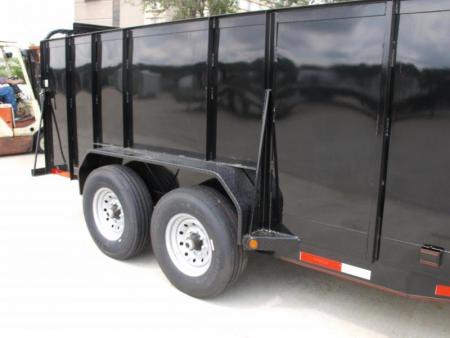 New Landscape  Trailer  High Wall_____Keep Your Items Out Of Sight______83 X 16 Steel  HD Tube Gate 14000 GVW  14 Ply Tires