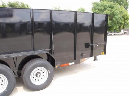 New Landscape  Trailer  High Wall_____Keep Your Items Out Of Sight______83 X 16 Steel  HD Tube Gate 14000 GVW  14 Ply Tires