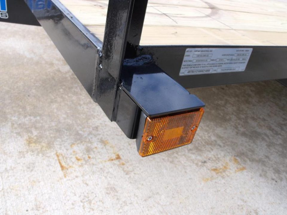 New Utility Trailer 83 x 12    Pipe Rail Top   Rear 48" Lay-N-Tailgate  2990 Axle