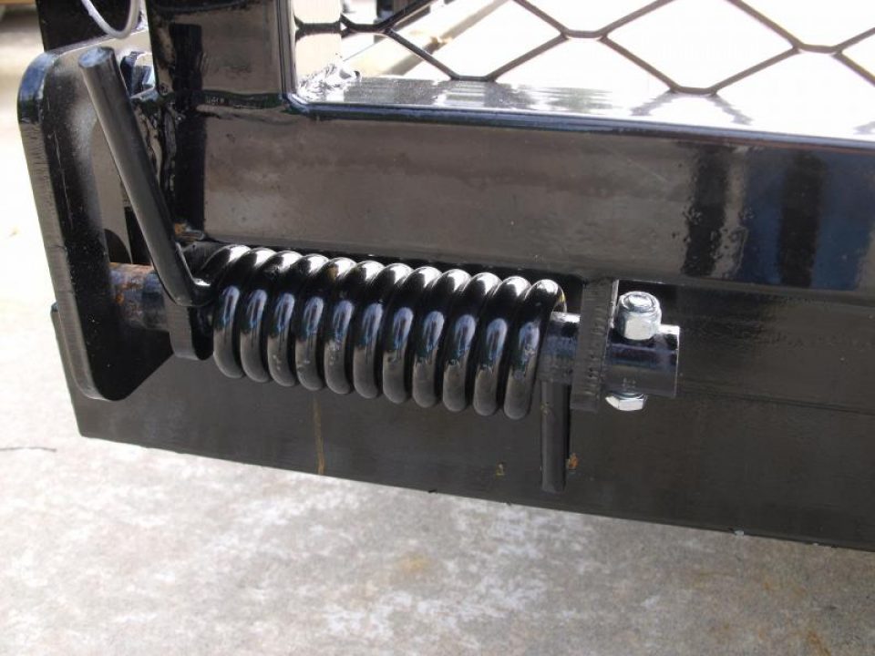 New Utility Trailer 83 x 12    Pipe Rail Top   Rear 48" Lay-N-Tailgate  2990 Axle