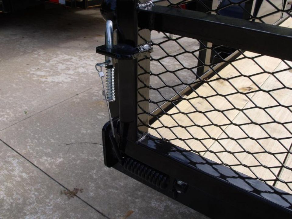 New Utility Trailer 83 x 12    Pipe Rail Top   Rear 48" Lay-N-Tailgate  2990 Axle