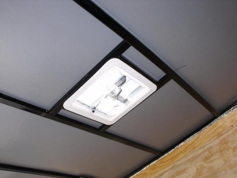 New HUGE SALE WHILE THEY LAST    !!! Enclosed Trailer 7 X 12 Ramp  7'  Interior Insulated Trailer Two Tone Charcoal Frt/ Silver Mist Rear   In Color  Tube Construction