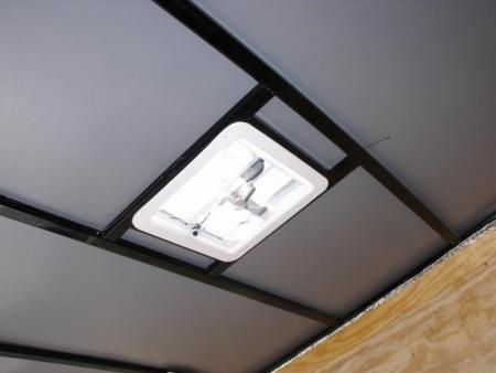 New HUGE SALE WHILE THEY LAST    !!! Enclosed Trailer 7 X 12 Ramp  7'  Interior Insulated Trailer Two Tone Charcoal Frt/ Silver Mist Rear   In Color  Tube Construction