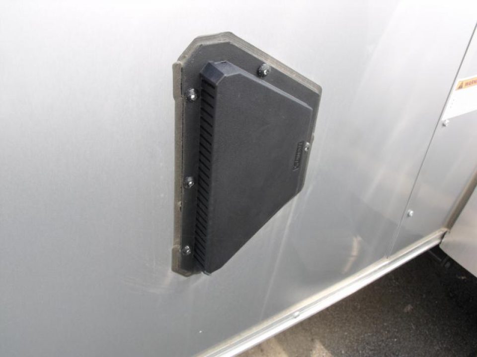 New HUGE SALE WHILE THEY LAST !!!   Enclosed Trailer 5 x 10  Ramp 5' Two Tone In Color White Front/Silver Mist Rear