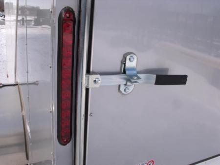 New HUGE SALE WHILE THEY LAST !!!   Enclosed Trailer 5 x 10  Ramp 5' Two Tone In Color White Front/Silver Mist Rear