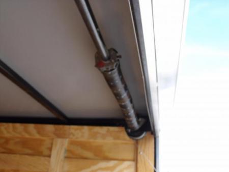 New HUGE SALE WHILE THEY LAST !!!   Enclosed Trailer 5 x 10  Ramp 5' Two Tone In Color White Front/Silver Mist Rear